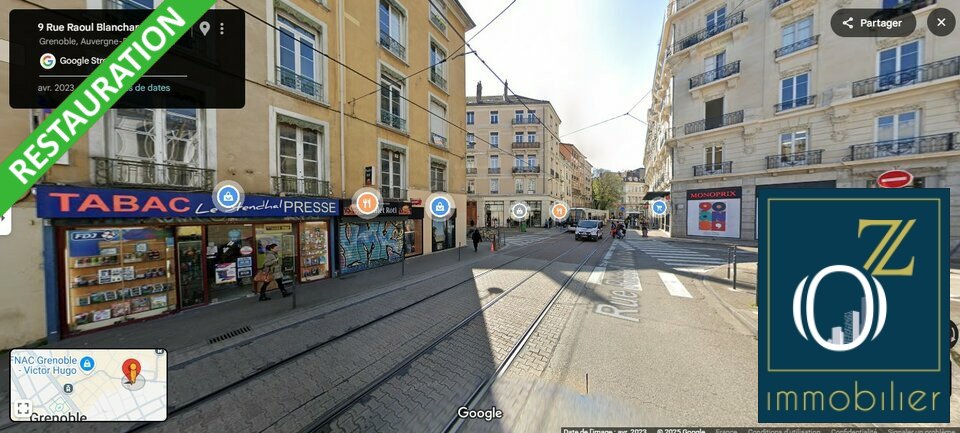 OZ IMMOBILIER – LOCAL COMMERCIAL de 12m² à GRENOBLE