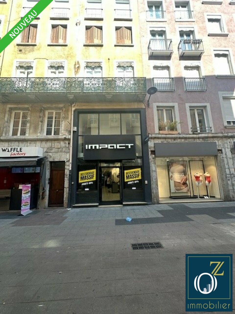 OZ IMMOBILIER – LOCAL COMMERCIAL de 168m² à GRENOBLE